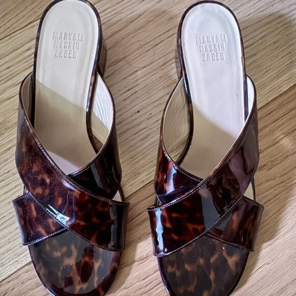 Maryam Nassir Zadeh Brown Sandals - Picture 2 of 6